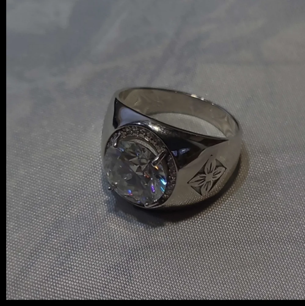 Certificate 5ct Moissanite Ring